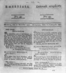 Amtsblatt der K&ouml;niglichen Preussischen Regierung zu Bromberg. 1837.11.10 No.45