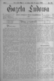 Gazeta Ludowa: pismo poświęcone ludowi ewangielickiemu. 1896.03.18 R.1 nr22
