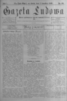Gazeta Ludowa: pismo poświęcone ludowi ewangielickiemu. 1896.04.11 R.1 nr28