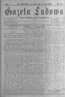 Gazeta Ludowa: pismo poświęcone ludowi ewangielickiemu. 1896.05.13 R.1 nr37