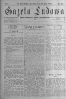 Gazeta Ludowa: pismo poświęcone ludowi ewangielickiemu. 1896.05.20 R.1 nr39