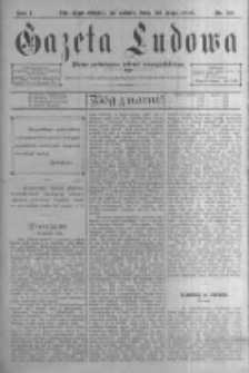 Gazeta Ludowa: pismo poświęcone ludowi ewangielickiemu. 1896.05.23 R.1 nr40