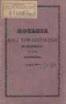 Rocznik Koła Towarzyskiego w Poznaniu na rok 1865