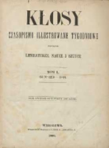 Kłosy: czasopismo ilustrowane, tygodniowe, poświęcone literaturze, nauce i sztuce 1889.12.21(1890.01.02) T.50 Nr1279