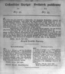 Oeffentlicher Anzeiger zum Amtsblatt No.33. der K&ouml;nigl. Preuss. Regierung zu Bromberg. 1834
