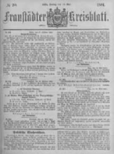 Fraustädter Kreisblatt. 1881.05.13 Nr20