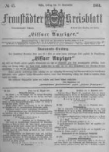 Fraust&auml;dter Kreisblatt. 1881.09.30 Nr41