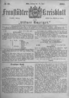 Fraustädter Kreisblatt. 1882.06.16 Nr48
