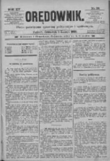 Orędownik: pismo poświęcone sprawom politycznym i spółecznym 1885.02.05 R.15 Nr28