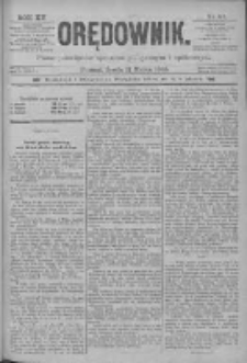 Orędownik: pismo poświęcone sprawom politycznym i spółecznym 1885.03.11 R.15 Nr57