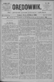 Orędownik: pismo poświęcone sprawom politycznym i spółecznym 1885.03.18 R.15 Nr63