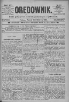 Orędownik: pismo poświęcone sprawom politycznym i sp&oacute;łecznym 1885.04.10 R.15 Nr81