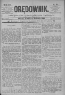 Orędownik: pismo poświęcone sprawom politycznym i spółecznym 1885.04.21 R.15 Nr90