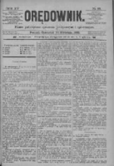Orędownik: pismo poświęcone sprawom politycznym i spółecznym 1885.04.30 R.15 Nr98