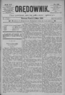 Orędownik: pismo poświęcone sprawom politycznym i spółecznym 1885.05.08. R.15 Nr105