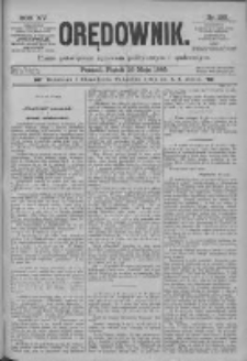 Orędownik: pismo poświęcone sprawom politycznym i sp&oacute;łecznym 1885.05.29 R.15 Nr120