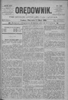 Orędownik: pismo poświęcone sprawom politycznym i spółecznym 1885.05.31 R.15 Nr122