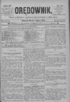 Orędownik: pismo poświęcone sprawom politycznym i spółecznym 1885.07.01 R.15 Nr146