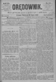 Orędownik: pismo poświęcone sprawom politycznym i spółecznym 1885.07.12 R.15 Nr156