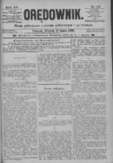 Orędownik: pismo poświęcone sprawom politycznym i sp&oacute;łecznym 1885.07.14 R.15 Nr157