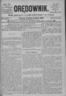 Orędownik: pismo poświęcone sprawom politycznym i spółecznym 1885.07.14 R.15 Nr157