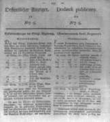 Oeffentlicher Anzeiger zum Amtsblatt No.9. der K&ouml;nigl. Preuss. Regierung zu Bromberg. 1835