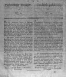 Oeffentlicher Anzeiger zum Amtsblatt No.1. der K&ouml;nigl. Preuss. Regierung zu Bromberg. 1836