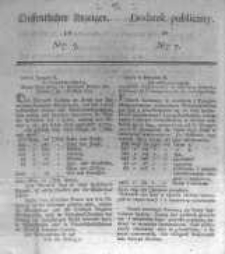 Oeffentlicher Anzeiger zum Amtsblatt No.7. der K&ouml;nigl. Preuss. Regierung zu Bromberg. 1836