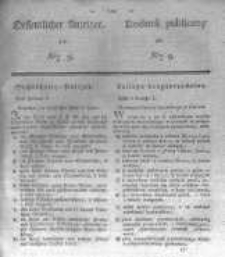 Oeffentlicher Anzeiger zum Amtsblatt No.9. der K&ouml;nigl. Preuss. Regierung zu Bromberg. 1836