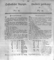 Oeffentlicher Anzeiger zum Amtsblatt No.18. der K&ouml;nigl. Preuss. Regierung zu Bromberg. 1836