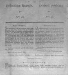 Oeffentlicher Anzeiger zum Amtsblatt No.46. der K&ouml;nigl. Preuss. Regierung zu Bromberg. 1836