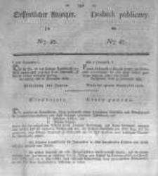 Oeffentlicher Anzeiger zum Amtsblatt No.47. der K&ouml;nigl. Preuss. Regierung zu Bromberg. 1836