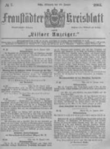 Fraustädter Kreisblatt. 1883.01.24 Nr7