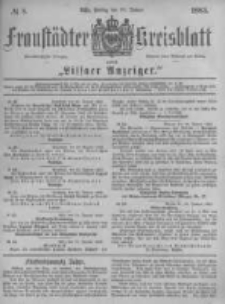 Fraust&auml;dter Kreisblatt. 1883.01.26 Nr8