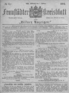 Fraustädter Kreisblatt. 1883.02.07 Nr11