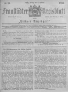 Fraust&auml;dter Kreisblatt. 1883.02.09 Nr12