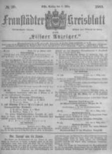 Fraust&auml;dter Kreisblatt. 1883.03.09 Nr20