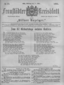 Fraust&auml;dter Kreisblatt. 1883.03.21 Nr23