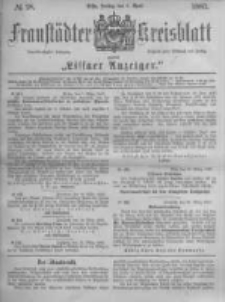 Fraust&auml;dter Kreisblatt. 1883.04.06 Nr28