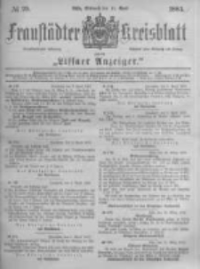 Fraustädter Kreisblatt. 1883.04.11 Nr29