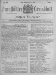 Fraust&auml;dter Kreisblatt. 1883.04.20 Nr32