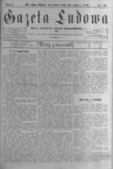 Gazeta Ludowa: pismo poświęcone ludowi ewangielickiemu. 1896.06.27 R.1 nr49