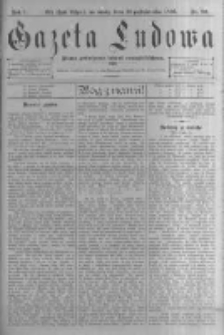 Gazeta Ludowa: pismo poświęcone ludowi ewangielickiemu. 1896.10.21 R.1 nr82