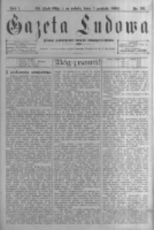 Gazeta Ludowa: pismo poświęcone ludowi ewangielickiemu. 1896.12.05 R.1 nr95