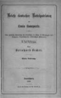 Briefe deutscher Bettelpatrioten an Louis Bonaparte eine gründliche Bearbeitung der sämmtlichen, im Buche L'Allemagne aux Tuileries, französischerseits veröffentlichten Dokumente in fünf Lieferungen. Lieferung 4