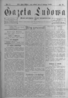 Gazeta Ludowa: pismo poświęcone ludowi ewangielickiemu. 1897.02.06 R.2 nr11
