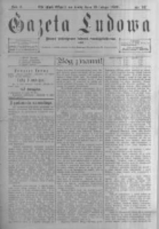 Gazeta Ludowa: pismo poświęcone ludowi ewangielickiemu. 1897.02.10 R.2 nr12