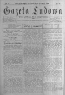 Gazeta Ludowa: pismo poświęcone ludowi ewangielickiemu. 1897.02.13 R.2 nr13