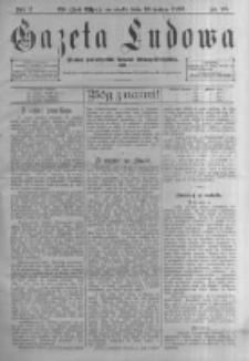 Gazeta Ludowa: pismo poświęcone ludowi ewangielickiemu. 1897.03.10 R.2 nr20