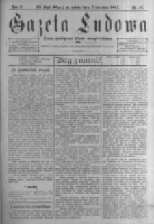 Gazeta Ludowa: pismo poświęcone ludowi ewangielickiemu. 1897.04.03 R.2 nr27